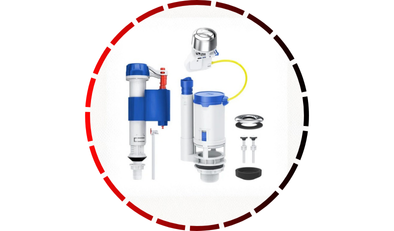 conjunto completo para caixa acoplada com acionamento duplo roco58