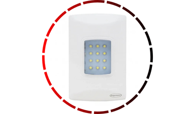 bloco de emergencia autonomo led 100 lumens segurimax 59