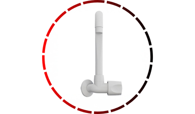 torneira para cozinha parede bica alta movel orbe branca tigre 85 2