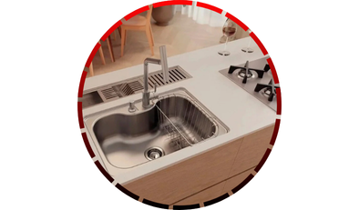 cuba undermount morgana em aco inox com acabamento acetinado com acessorios tramontina 58 2