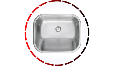 tanque encaixe inox 50x40x23 ac tramontina 58 2