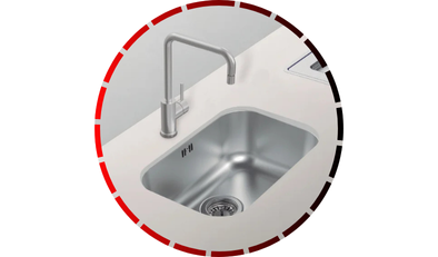 cuba tramontina 47x30cm lavinia 47 bl em aco inox alto brilho 58