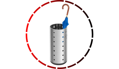 porta guarda chuva inox dry 15l tramontina 48 1