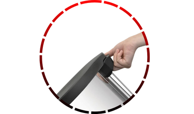 lixeira inox cpedal new 12l tramontina 48