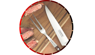 tabua de churrasco retangular de 40cm com acabamento tramontina 41