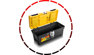 caixa plastica para ferramentas 13 tramontina com trava metalica 28