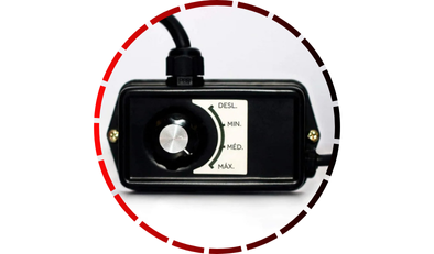 ventilador industrial de parede com 1m preto ventisol 48 1