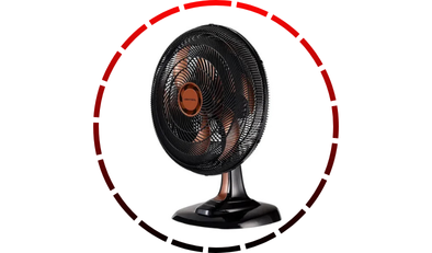ventilador de mesa oscilante turbo 6 pas 50cm 220v bronze ventisol 48 1