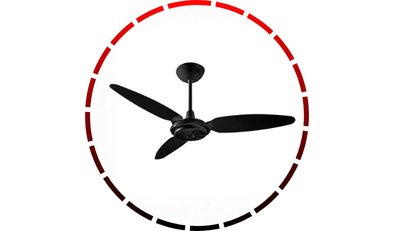 ventilador de teto 3 pas comercial preto ventisol 28 2