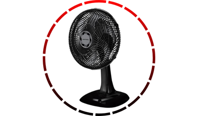 ventilador de mesa oscilante turbo 6 pas premium 40cm 220v preto ventisol 08 1