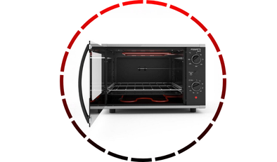 forno eletrico top40 black bancada 40l fogatti 220v 28 1