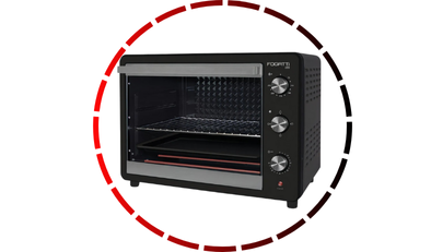 forno eletrico i60 black bancada 60l 220v fogatti 28 1