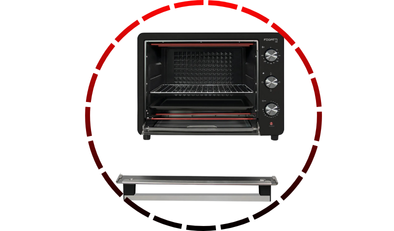 forno eletrico i60 black bancada 60l 220v fogatti 28 2