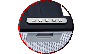 depurador compact digital 75cm preto 220v fogatti 18 2