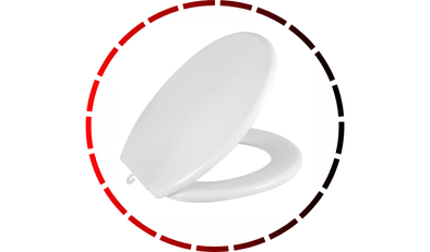 assento sanitario oval almofadado slim branco astra 18 1