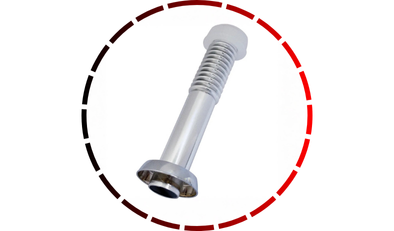 conjuntos de ligacao para bacia sanitaria 25cm prata com canopla de parede e espude astra18