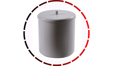 cesto multiuso com tampa 6 litros argila astra 18 1