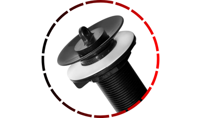 valvula para lavatorio sem ladrao e unho preta astra 28 1