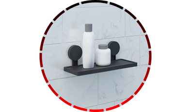 prateleira com adesivo preto fosco astrab28 1