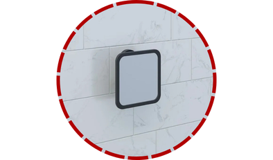 espelheira com adesivo preto fosco astra 28 3