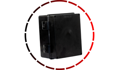 caixa rohdbox 190x150x110mm preta ip 68 rohdina 28