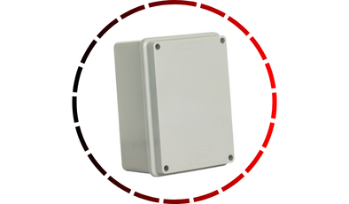 caixa rohdbox 160x120x80mm cinza ip 68 rohdina 28