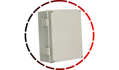 caixa rohdbox 250x200x100mm cinza ip 68 rohdina 18