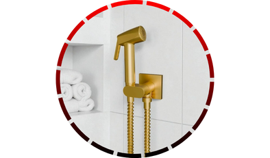 ducha higienica flexivel de 1 20m loft square gold lorenzetti 48 1