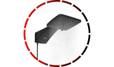 ducha eletrica quadratta preta 7700w 220v zagonel 18 2
