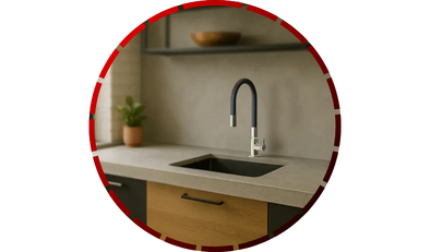 torneira motion cozinha bancada preta e cromada zagonel1 8 3