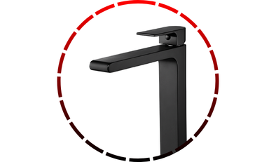 misturador monocomando lavatorio de mesa bica alta black lorenzetti 18 1