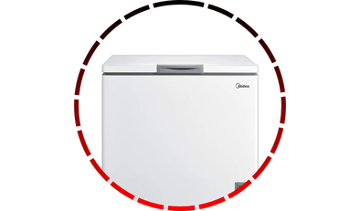 freezer horizontal branco inverter 198l bivolt midea18 2