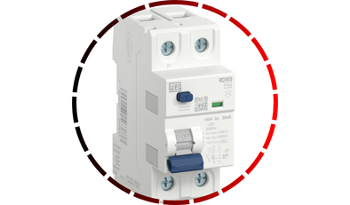 interruptor dr bipolar 25a 30ma rdws weg18