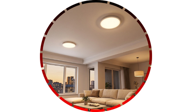 plafon aquila switch 45w 46cm branco gmh18